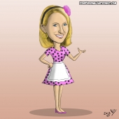 Caricature for Cleaning Business