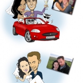 Wedding Caricature - Caricatures from Photos Sample